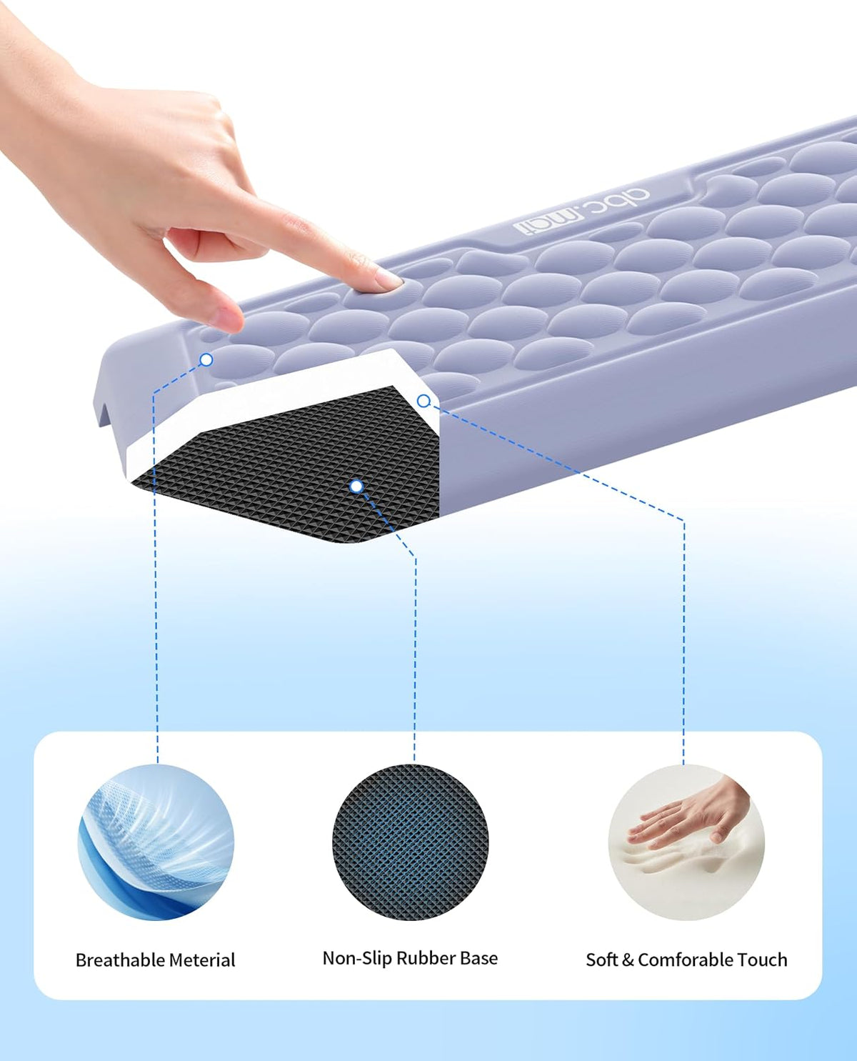 2-in-1 L-Shaped Desk Elbow Pads & & Mouse Pad Set with Wrist Rest, Black