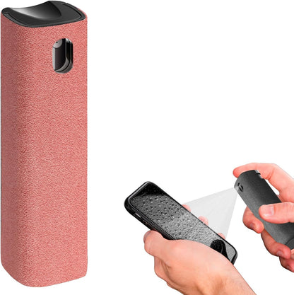 Mini Screen Cleaner Spray, 2-in-1 Touchscreen Mist Cleaner, Gray