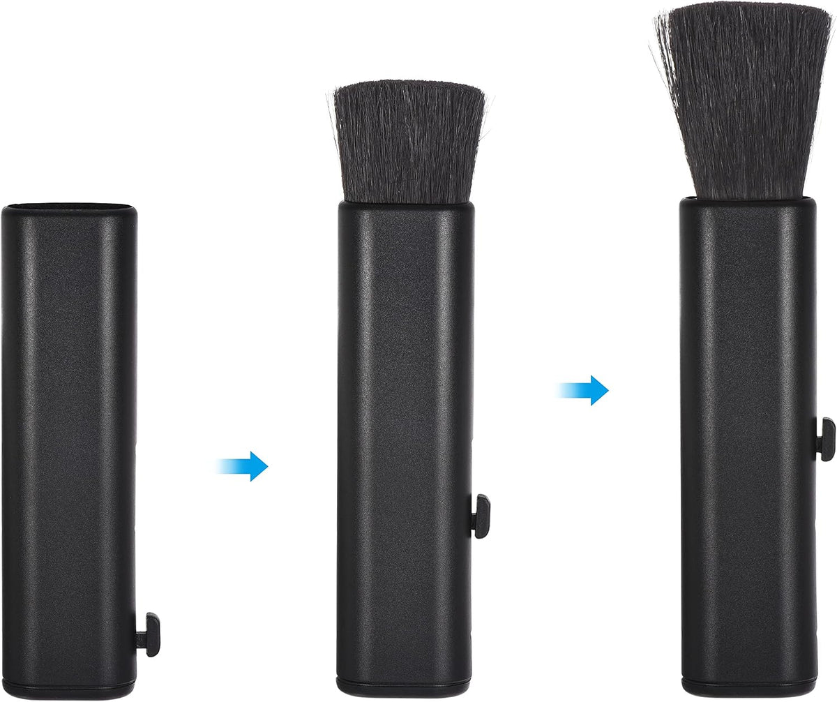 Keyboard Cleaning Brush, Telescopic Type Window Groove Cleaning Brush, for Laptop Computer Keyboard Window Silver