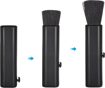 Keyboard Cleaning Brush, Telescopic Type Window Groove Cleaning Brush, for Laptop Computer Keyboard Window Silver