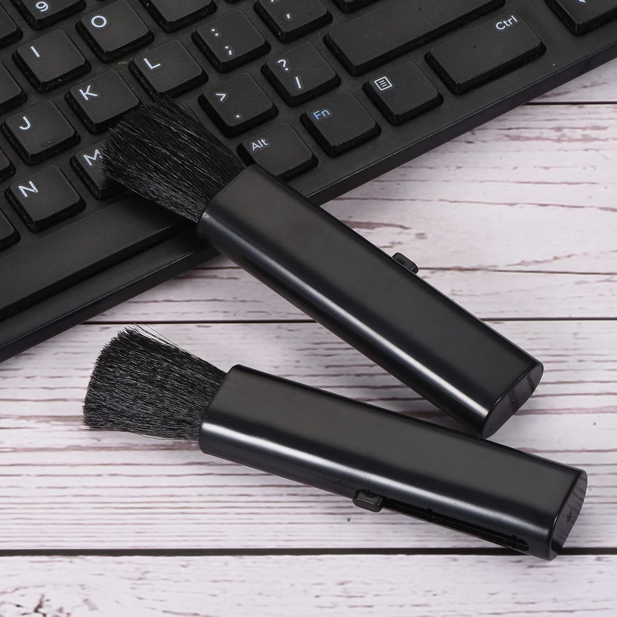 Keyboard Cleaning Brush, Telescopic Type Window Groove Cleaning Brush, for Laptop Computer Keyboard Window Silver