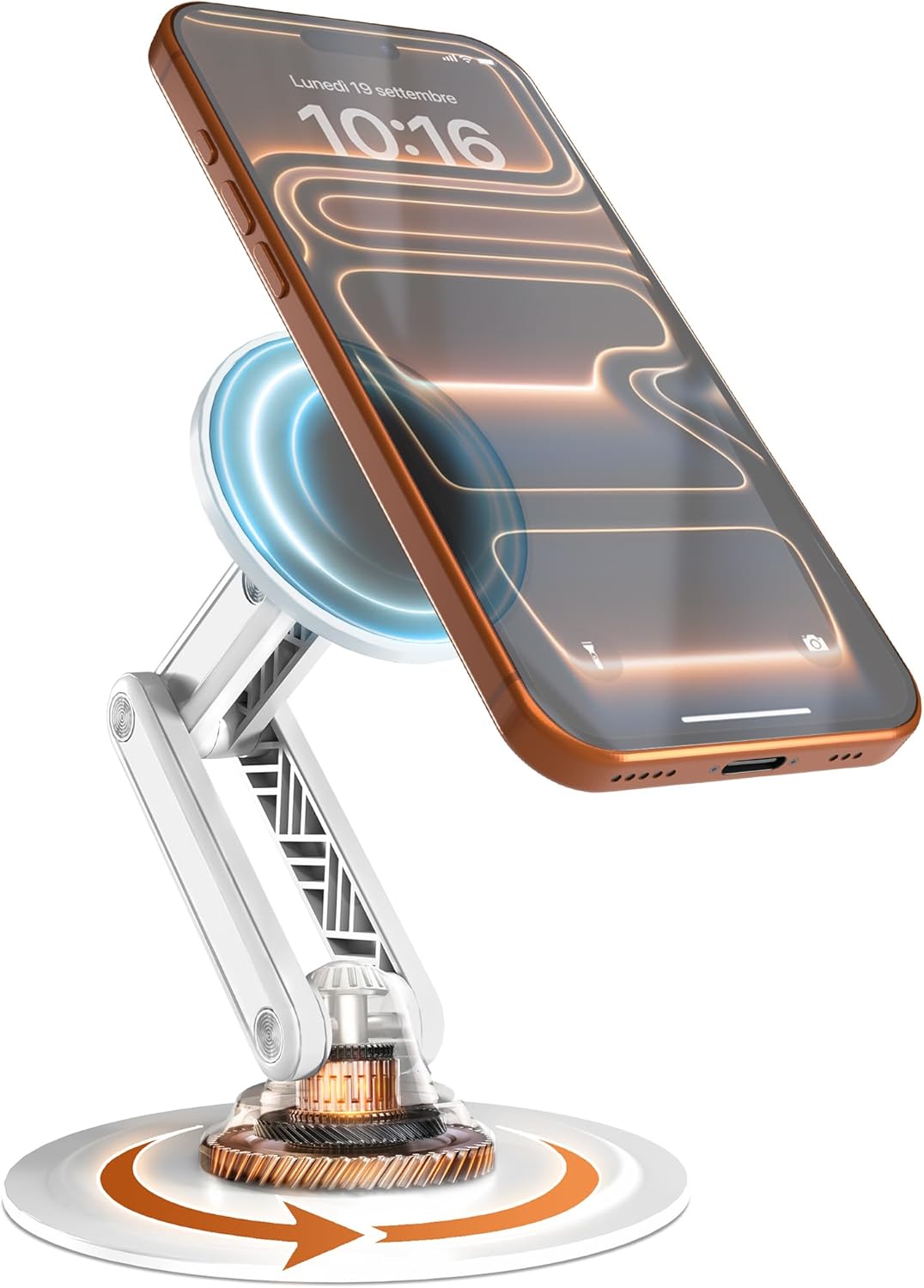 Cooper Mag360 Magnetic Phone Stand for Desk, MagSafe Stand for iPhone 17