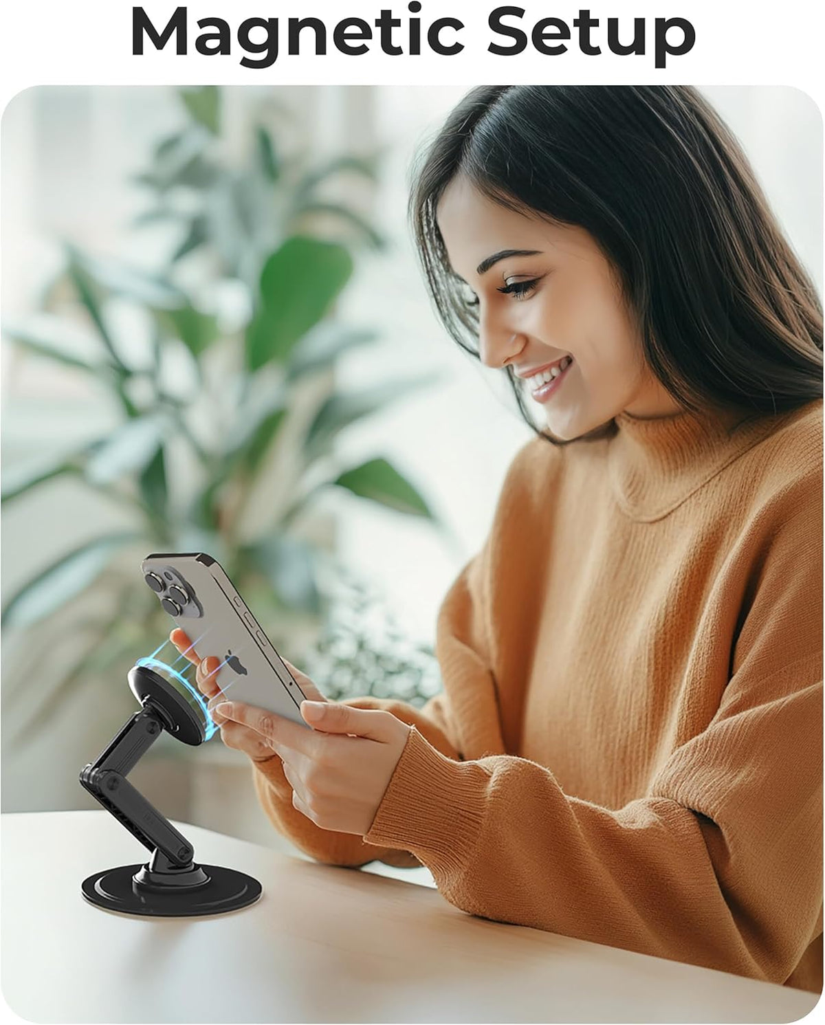 Cooper Mag360 Magnetic Phone Stand for Desk, MagSafe Stand for iPhone 17