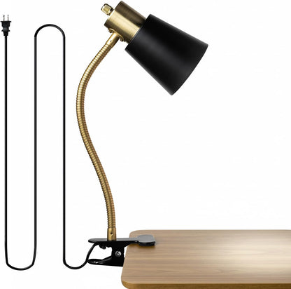 Desk lamp Eye-Caring Table Lamps, 360°Rotation Gooseneck Clip Lamp