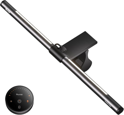 White Monitor Light Bar with Backlight, Desk Light with Remote