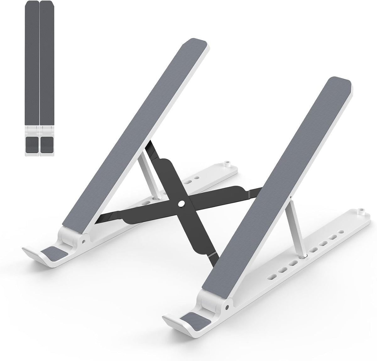 Laptop Stand for Desk, Adjustable Laptop Riser, Black