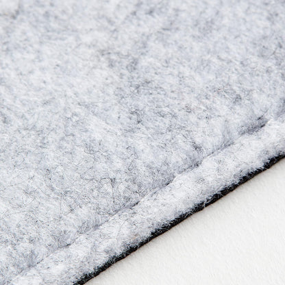 Premium Felt Desk Mat | Large 15.75" x 36" | Multifunctional Desk Pad for Home Office | Light Gray