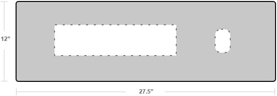 Premium Felt Desk Mat | Large 15.75" x 36" | Multifunctional Desk Pad for Home Office | Light Gray