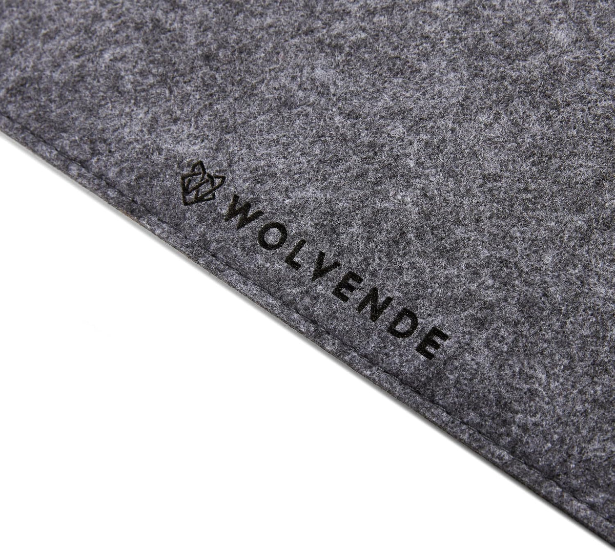 Premium Felt Desk Mat | Large 15.75" x 36" | Multifunctional Desk Pad for Home Office | Light Gray