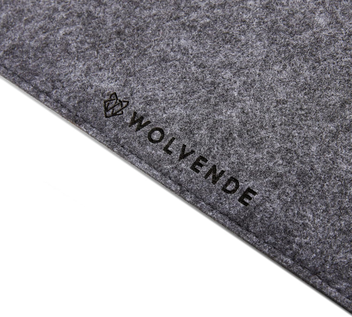 Premium Felt Desk Mat | Large 15.75" x 36" | Multifunctional Desk Pad for Home Office | Light Gray