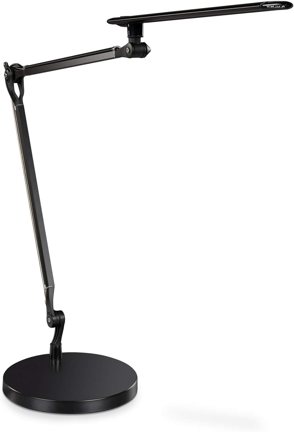 E7 LED Desk Lamp with Clamp - Adjustable 3 Color Modes, Dimmable Black Architect Light for Standing Desk, Home Office, Dual Monitor Computer Work