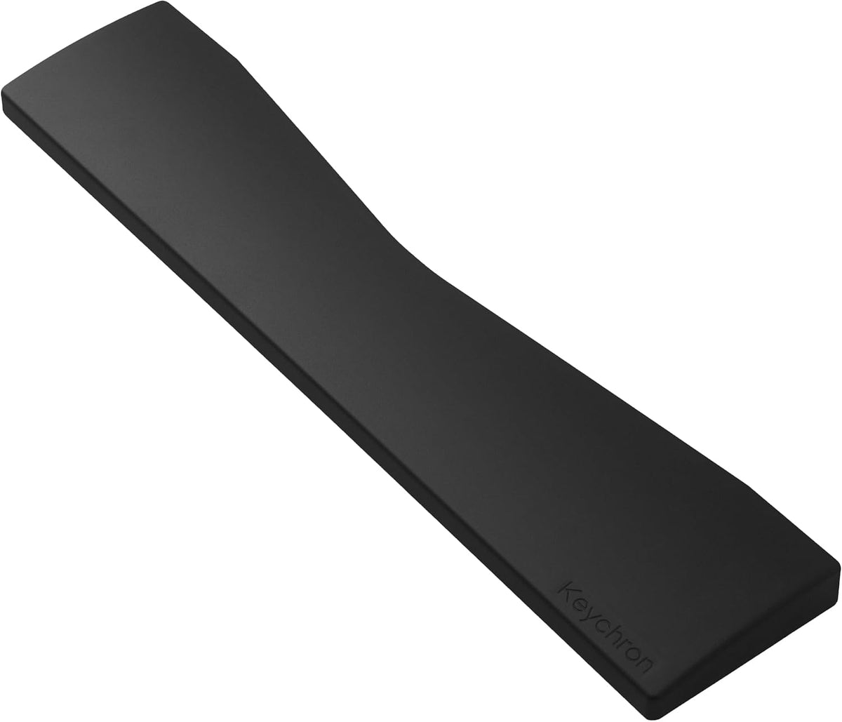 Silicone Wrist & Palm Rest, 12.89" Length – Supports 75% Compact Keyboard Series V1/V2/Q1/Q2/Q9 & Lemokey P1 (Pro/Max/HE) – Anti-Slip Base – Smooth & Washable - Black
