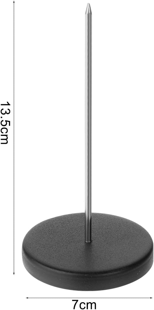 Desk Receipt Holder Spike Ticket Holder Bill Fork Metal Ticket Stabber for Restaurant Receipt Spike Ticket Spike Check Spindle Memo Holder Spike for Restaurant Kitchen Office Hotel 2 Pcs