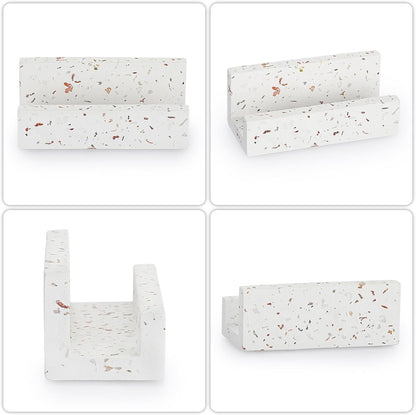 Business Card Holder for Desk Terrazzo Business Card Display Stand