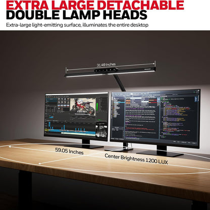 Honeywell HJ1 Sunturalux LED Clamp Desk Lamp 1200LM for Home Office