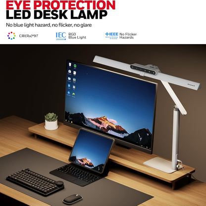 Honeywell HJ1 Sunturalux LED Clamp Desk Lamp 1200LM for Home Office