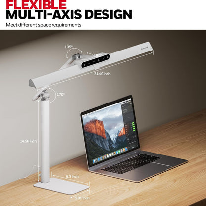 Honeywell HJ1 Sunturalux LED Clamp Desk Lamp 1200LM for Home Office