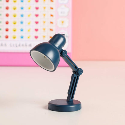 2 Pack LED Mini Table Lamp Fold-able Night Reading Book Lamps - Blue