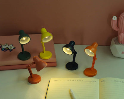 2 Pack LED Mini Table Lamp Fold-able Night Reading Book Lamps - Blue