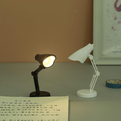 2 Pack LED Mini Table Lamp Fold-able Night Reading Book Lamps - Blue