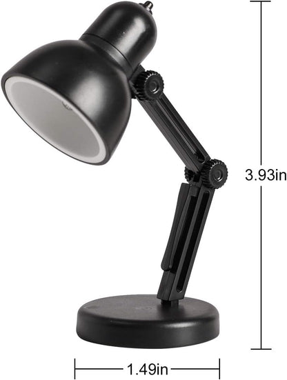 2 Pack LED Mini Table Lamp Fold-able Night Reading Book Lamps - Blue