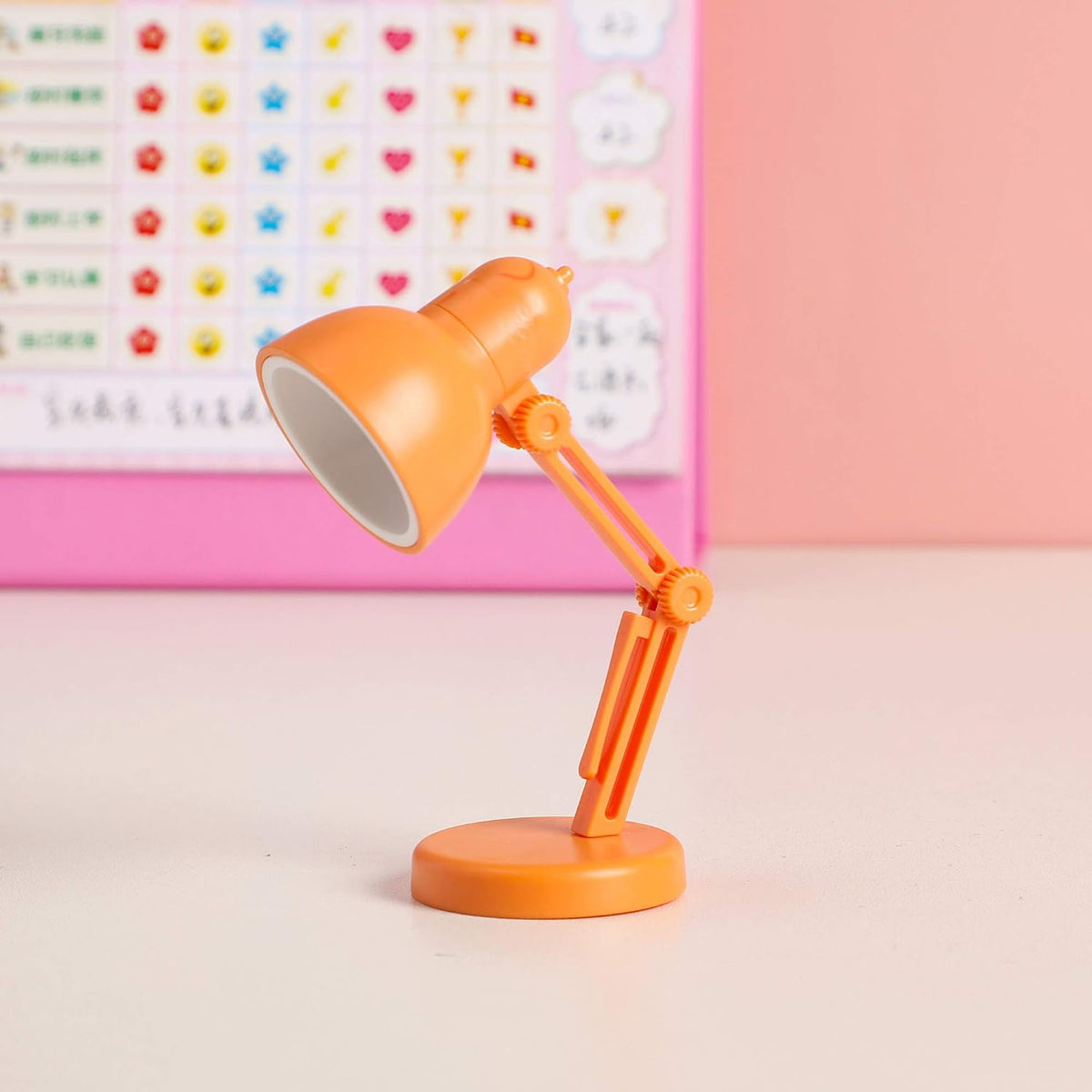 2 Pack LED Mini Table Lamp Fold-able Night Reading Book Lamps - Blue