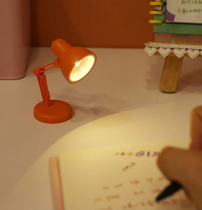 2 Pack LED Mini Table Lamp Fold-able Night Reading Book Lamps - Blue