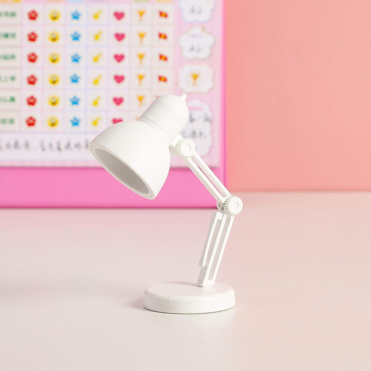 2 Pack LED Mini Table Lamp Fold-able Night Reading Book Lamps - Blue