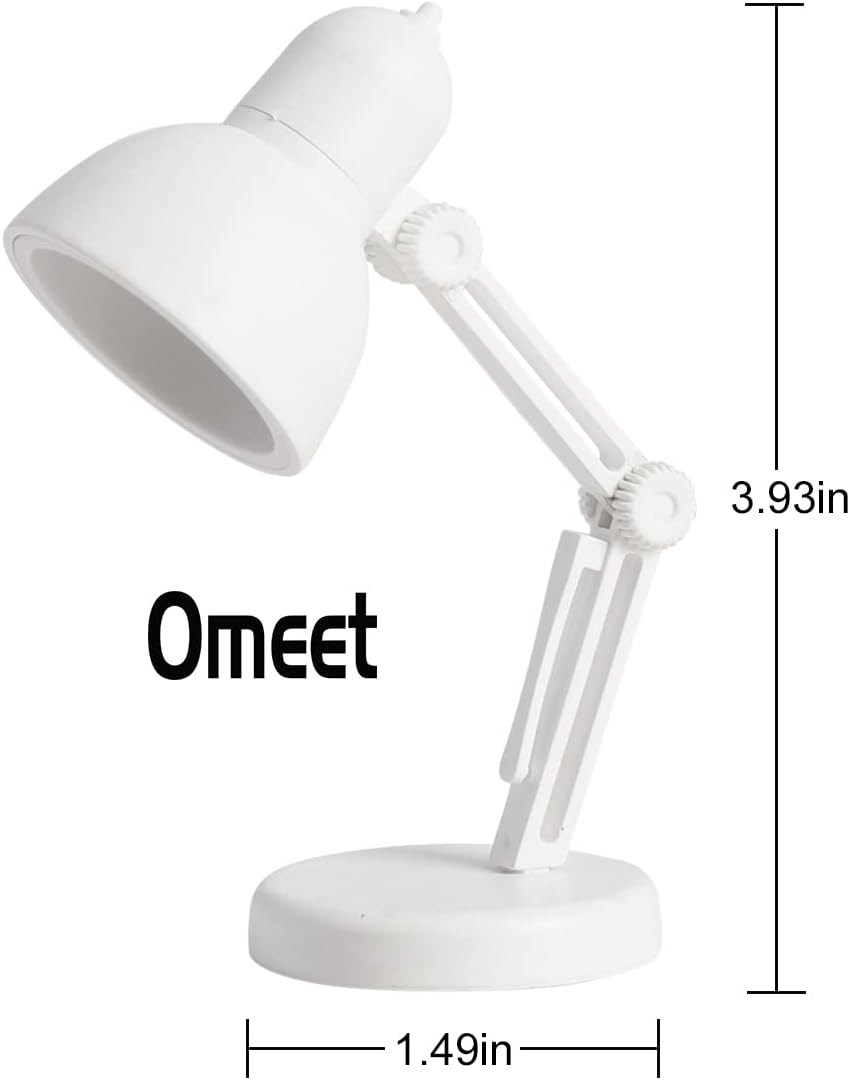 2 Pack LED Mini Table Lamp Fold-able Night Reading Book Lamps - Blue