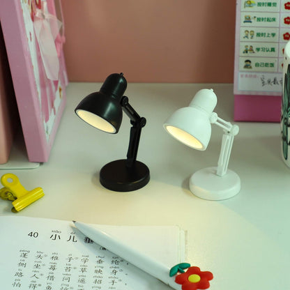2 Pack LED Mini Table Lamp Fold-able Night Reading Book Lamps - Blue