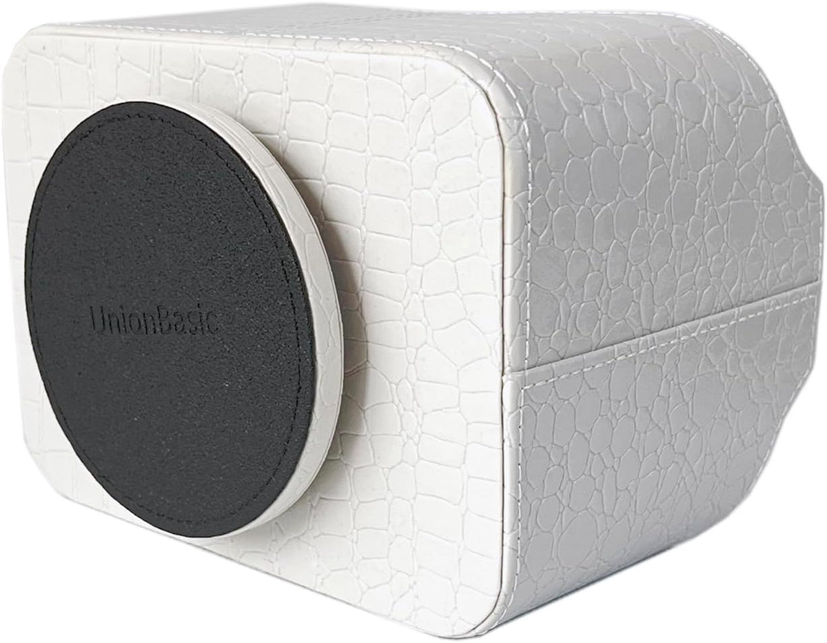 Rotating Desk Organizer, 360 Desk Spinning Caddy, Desktop TV Guide/Mail/Media/Remote Controller Holder Organizer, Beige