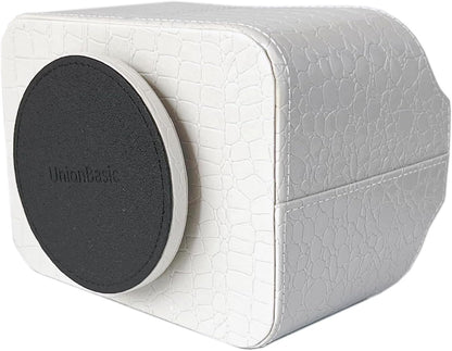 Rotating Desk Organizer, 360 Desk Spinning Caddy, Desktop TV Guide/Mail/Media/Remote Controller Holder Organizer, Beige