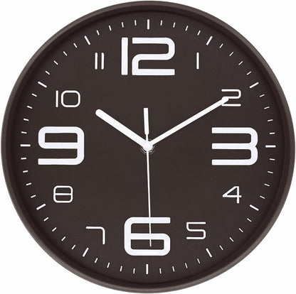 8-Inch Yellow Modern Wall Clock – Silent Non-Ticking, 3D Large Numbers, Accurate Timekeeping | Decorative Wall & Desk Clock with Stand for Living Room, Bedroom, Kitchen, or Office