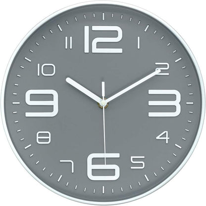 8-Inch Yellow Modern Wall Clock – Silent Non-Ticking, 3D Large Numbers, Accurate Timekeeping | Decorative Wall & Desk Clock with Stand for Living Room, Bedroom, Kitchen, or Office