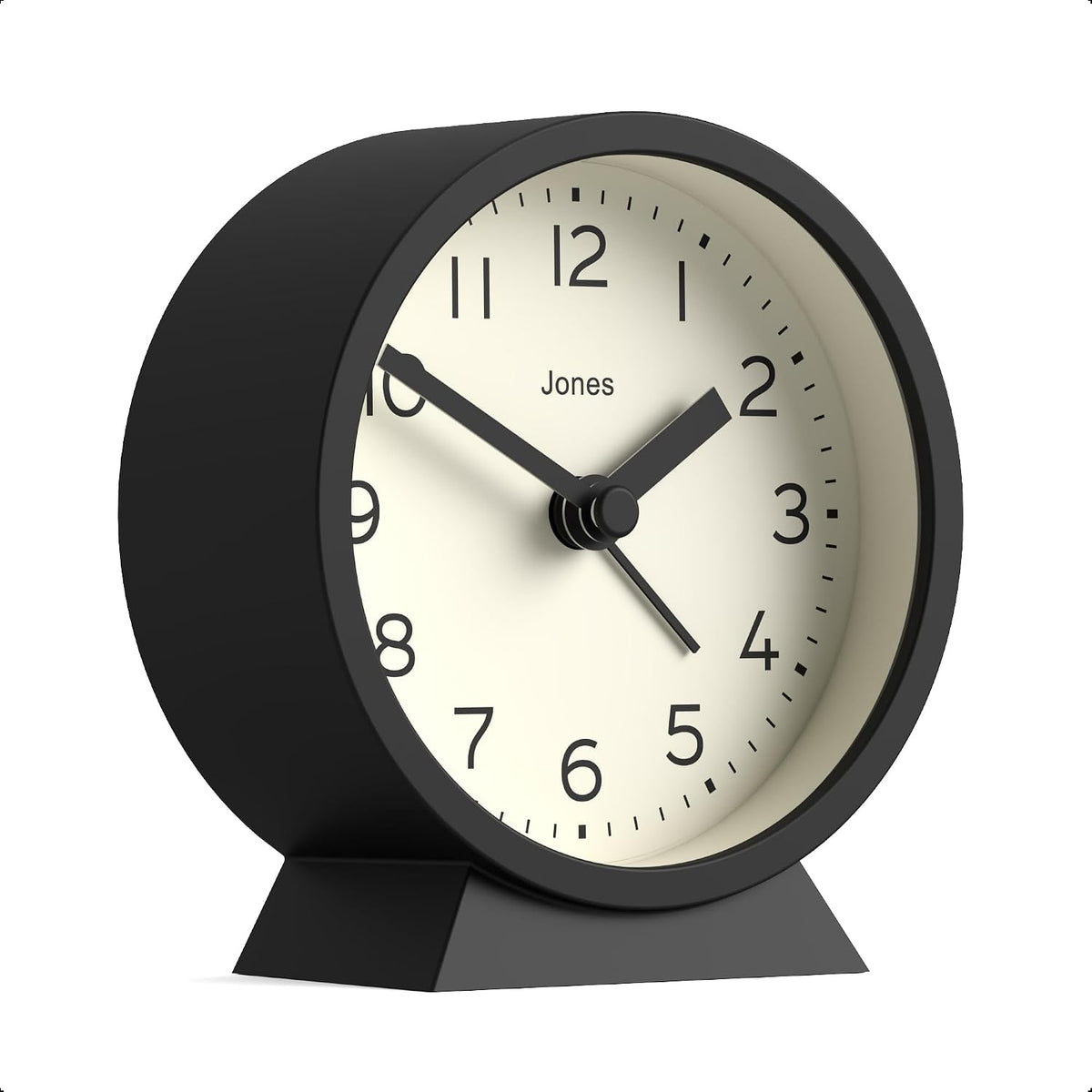 ® Midnight mini Alarm Clock | Contemporary Design | Gray | Stylish, Compact and Functional for Bedside, Desk or Shelf