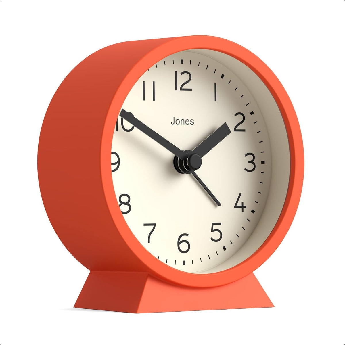 ® Midnight mini Alarm Clock | Contemporary Design | Gray | Stylish, Compact and Functional for Bedside, Desk or Shelf