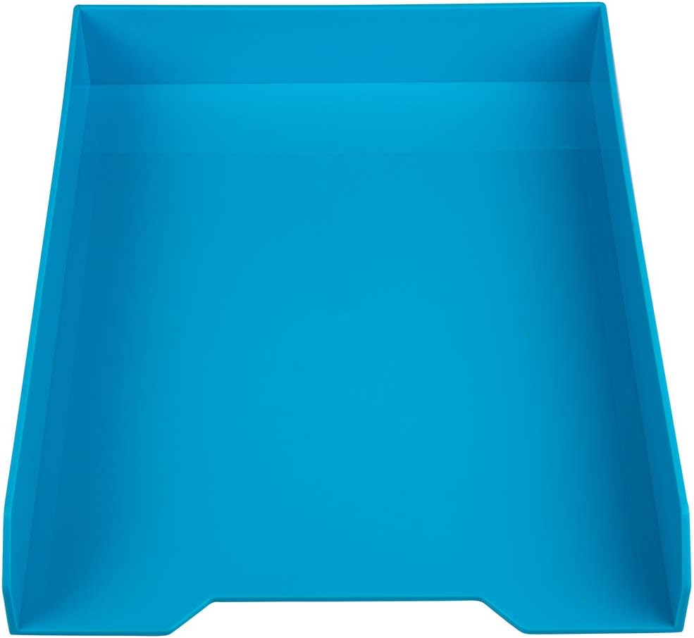 Stackable Paper Trays - Burgundy - Desktop Document, Letter, & File Organizer Tray - Sold Individually