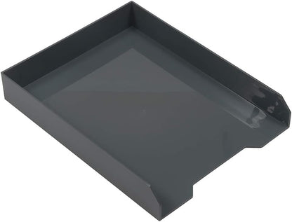 Stackable Paper Trays - Burgundy - Desktop Document, Letter, & File Organizer Tray - Sold Individually