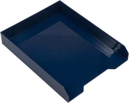 Stackable Paper Trays - Burgundy - Desktop Document, Letter, & File Organizer Tray - Sold Individually