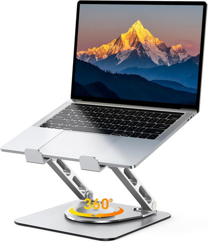360° Rotatable Laptop Stand for Desk Adjustable Height