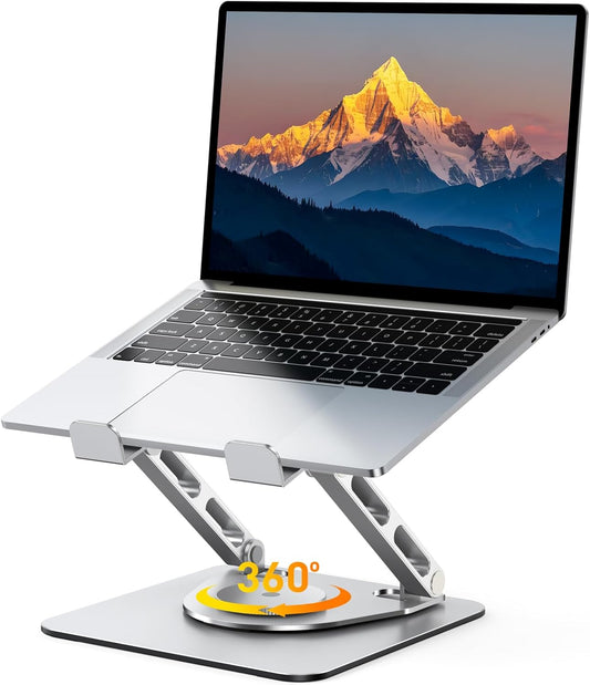 360° Rotatable Laptop Stand for Desk Adjustable Height