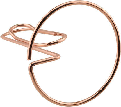 1PC Office Study Note Holder Desk Paper Clip Memo Holder Paper Clip Memo Organizer (Rose Gold)