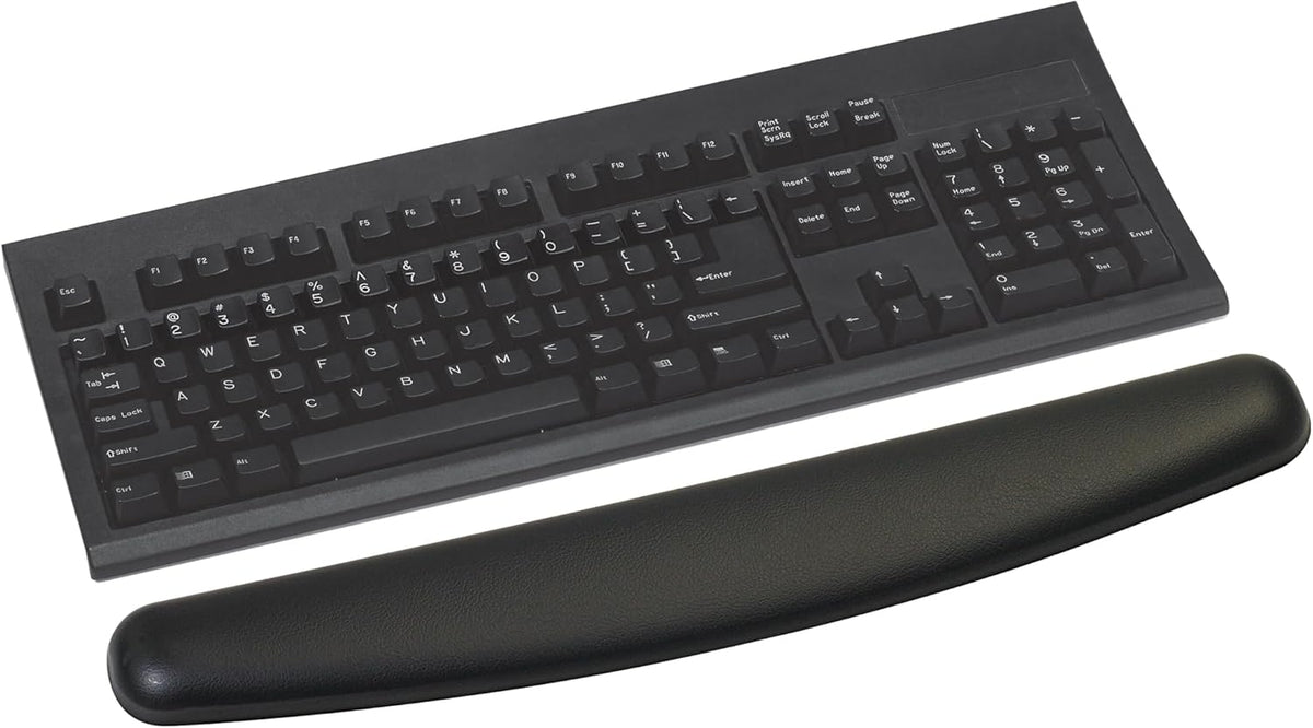™ Compact Gel Wrist Rest for Keyboards, Soothing Gel Comfort, Product Protection, 18" Wide, Black