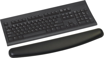 ™ Compact Gel Wrist Rest for Keyboards, Soothing Gel Comfort, Product Protection, 18" Wide, Black