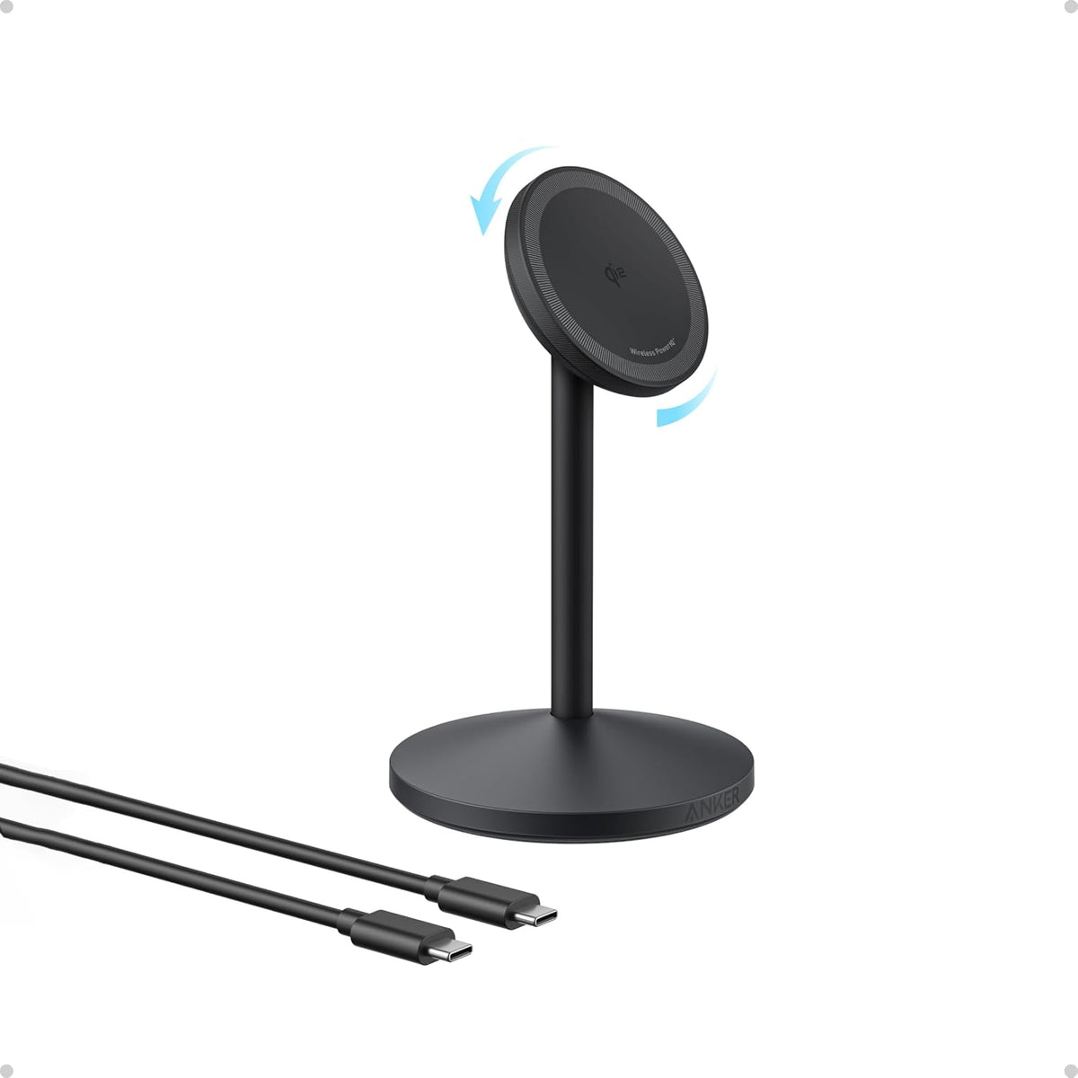 MagSafe Charger, MagGo Qi2 15W 360-Degree Wireless Charger Stand