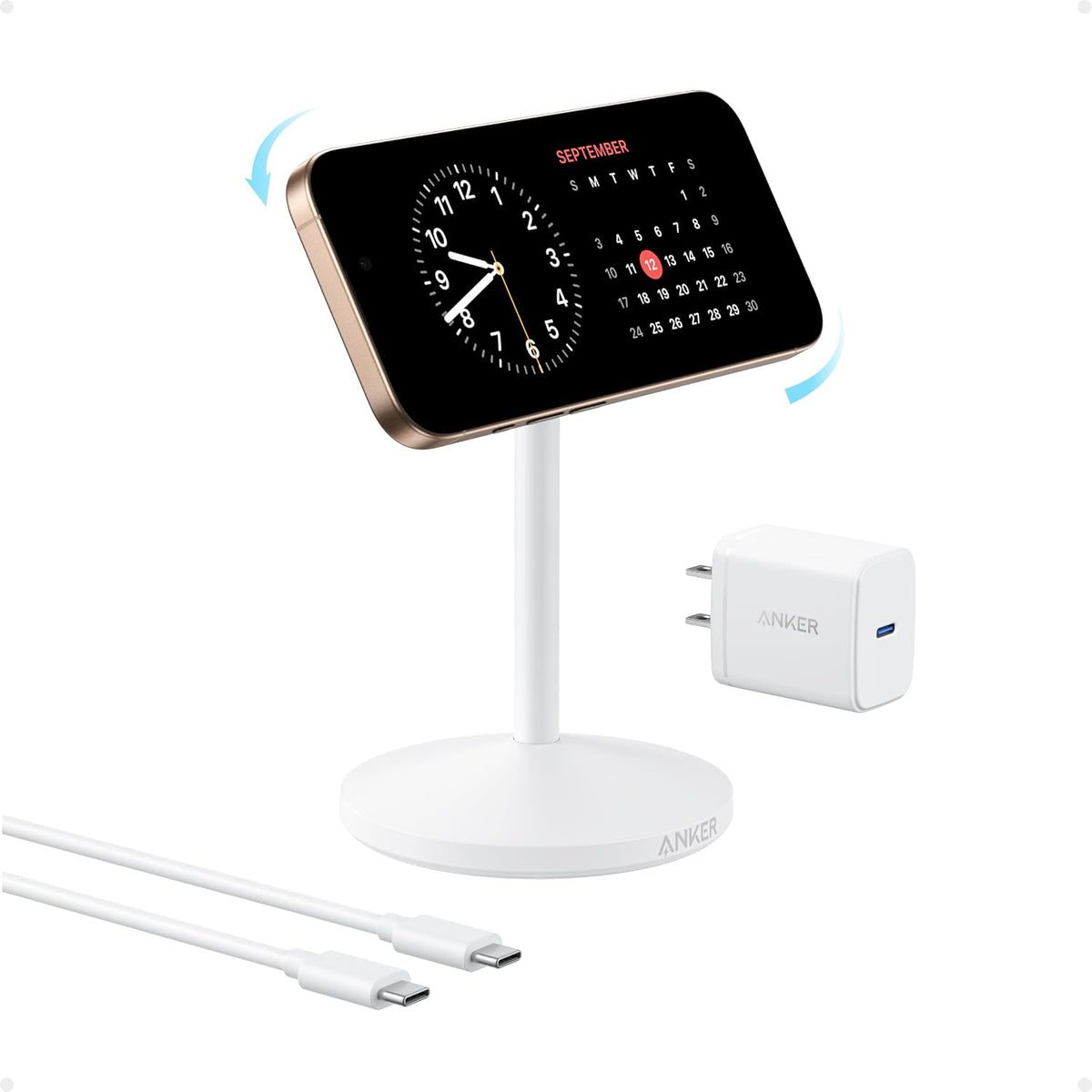 MagSafe Charger, MagGo Qi2 15W 360-Degree Wireless Charger Stand
