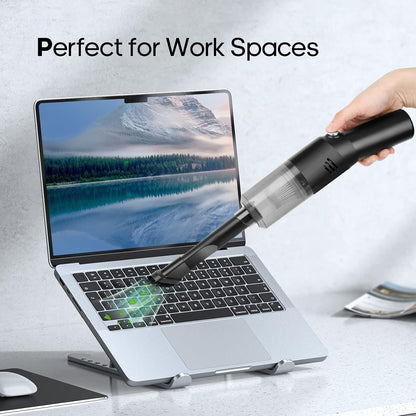 V06 Cordless Handheld Vacuum, 400g Mini Vacuum Portable for Car & Home