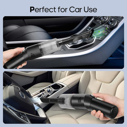 V06 Cordless Handheld Vacuum, 400g Mini Vacuum Portable for Car & Home