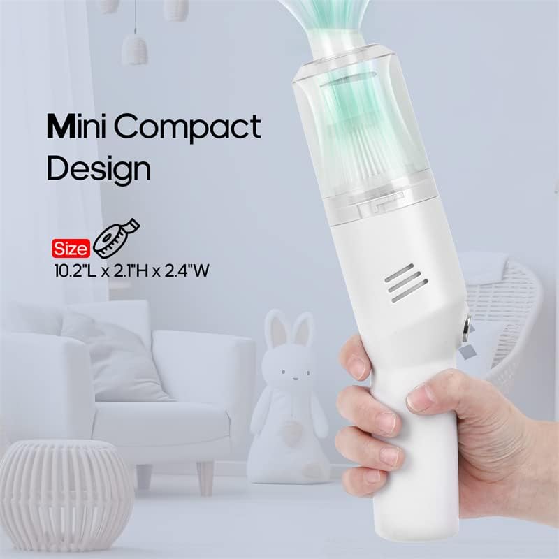 V06 Cordless Handheld Vacuum, 400g Mini Vacuum Portable for Car & Home