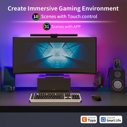 16.14" Monitor Light Bar,250LM USB LED Desk Lamp,Home Office Gaming